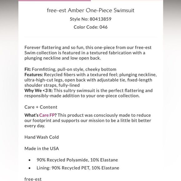 Free People Free-Est Amber One Piece Swimsuit in Deep Teal - Picture 9 of 14